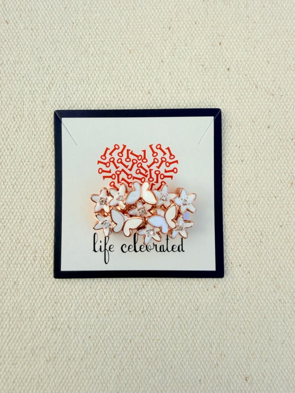 *New Beginnings Focal Charm* KEEP COLLECTIVE Retired Rose Gold